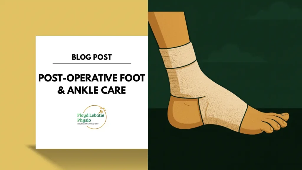 Floyd Lebatie Physio Post operative foot and ankle Blog